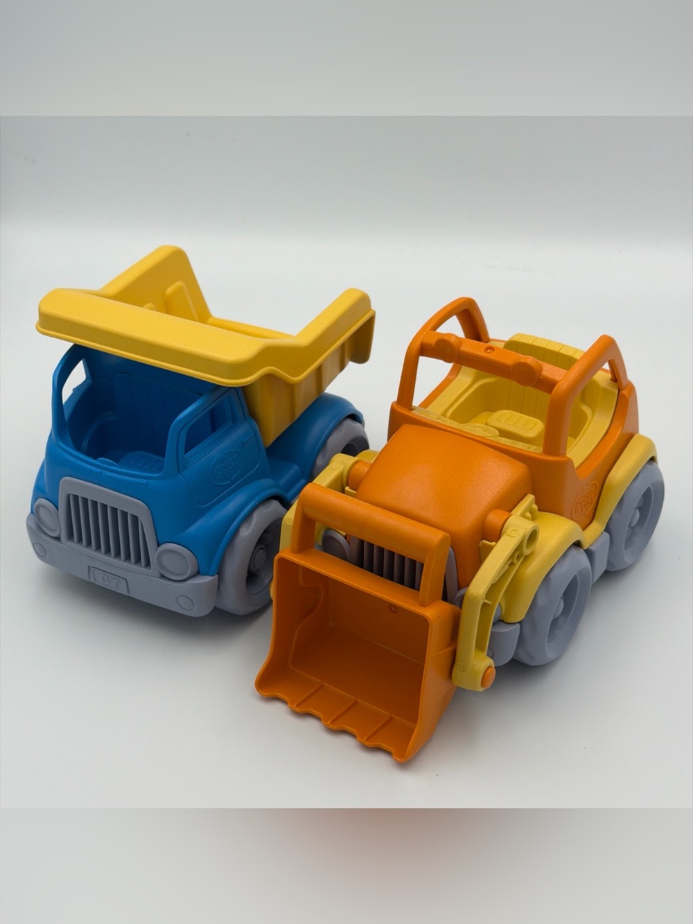 Green Toys Construction Trucks 100% Recycled Plastic Made In USA  Set Of 2